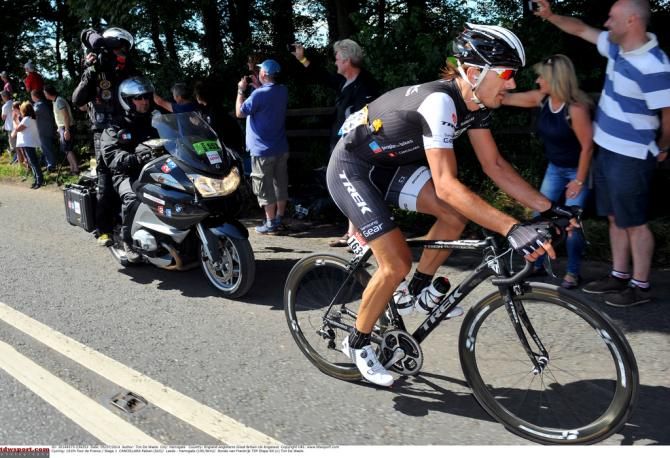 Fabian Cancellara (Trek) launched a late attack