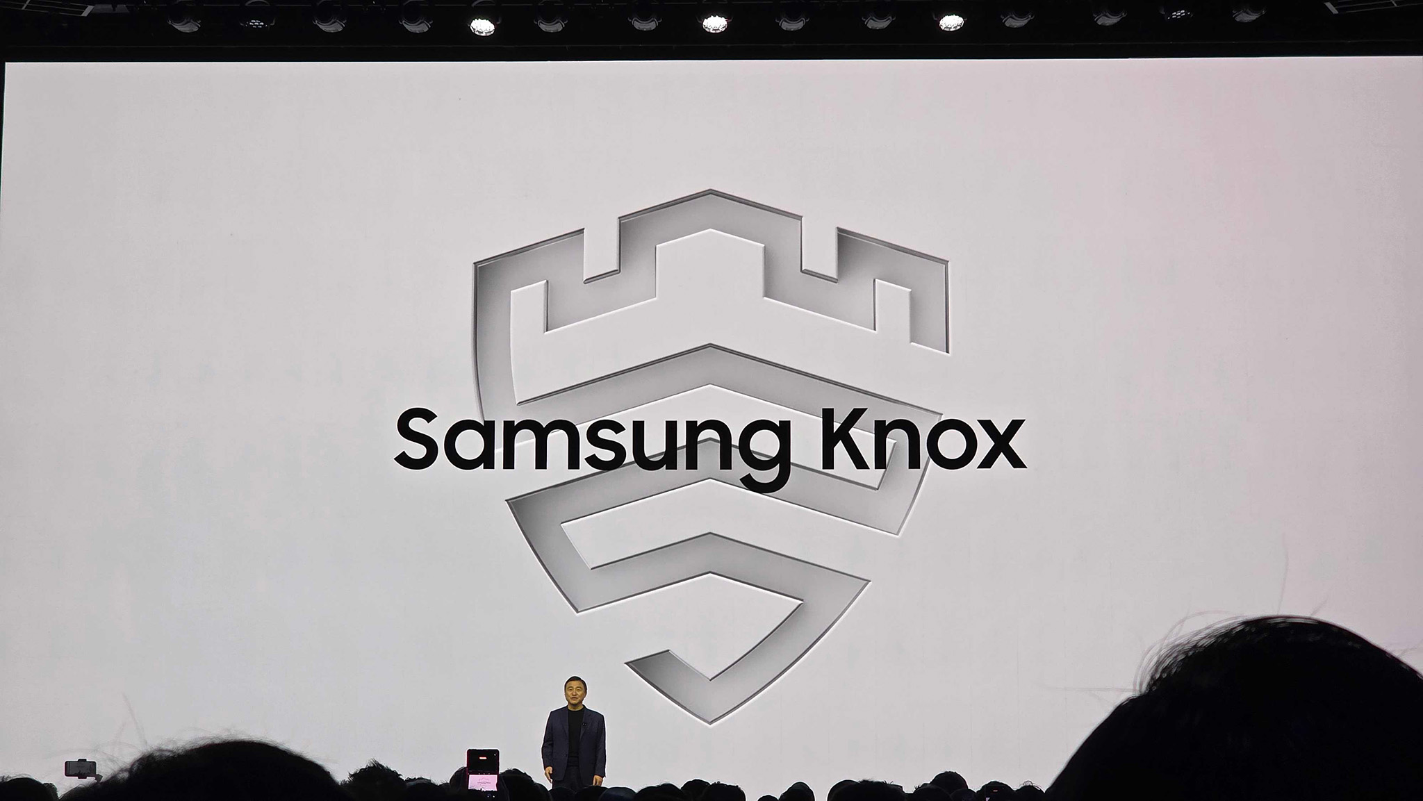 Samsung Knox on stage at Galaxy Unpacked February 2026