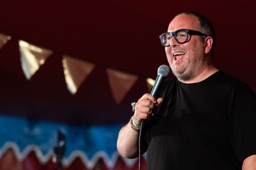 Manchester United fan KENDAL, ENGLAND - JULY 28: Justin Moorhouse performs on the soap box stage during Kendal Calling 2019 at Lowther Deer Park on July 28, 2019 in Kendal, England. (Photo by Carla Speight/Getty Images) Roy Keane