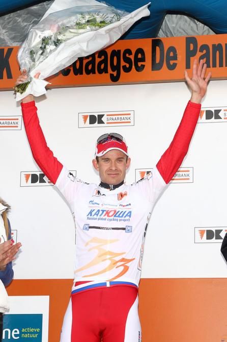 Alexander Kristoff (Katusha) leads the Three Days of De Panne with just the afternoon time trial stage left.