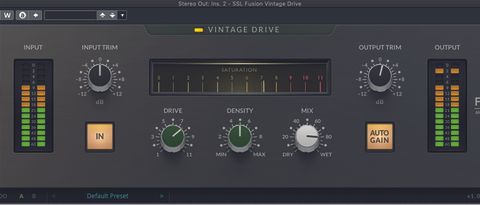Solid State Logic Fusion Vintage Drive and Fusion Stereo Image