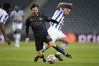 Bernardo Silva, formerly of Porto's rivals Benfica, was also involved in the game