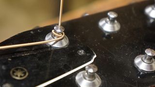 Winding a string on