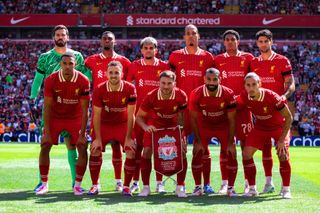 Who is the referee and VAR for Ipswich vs Liverpool? Liverpool squad for 2024/25 LIVERPOOL, ENGLAND - AUGUST 11: (THE SUN OUT, THE SUN ON SUNDAY OUT) Liverpool before the pre-season friendly match between Liverpool and Sevilla at Anfield on August 11, 2024 in Liverpool, England. (Photo by Nikki Dyer - LFC/Liverpool FC via Getty Images)