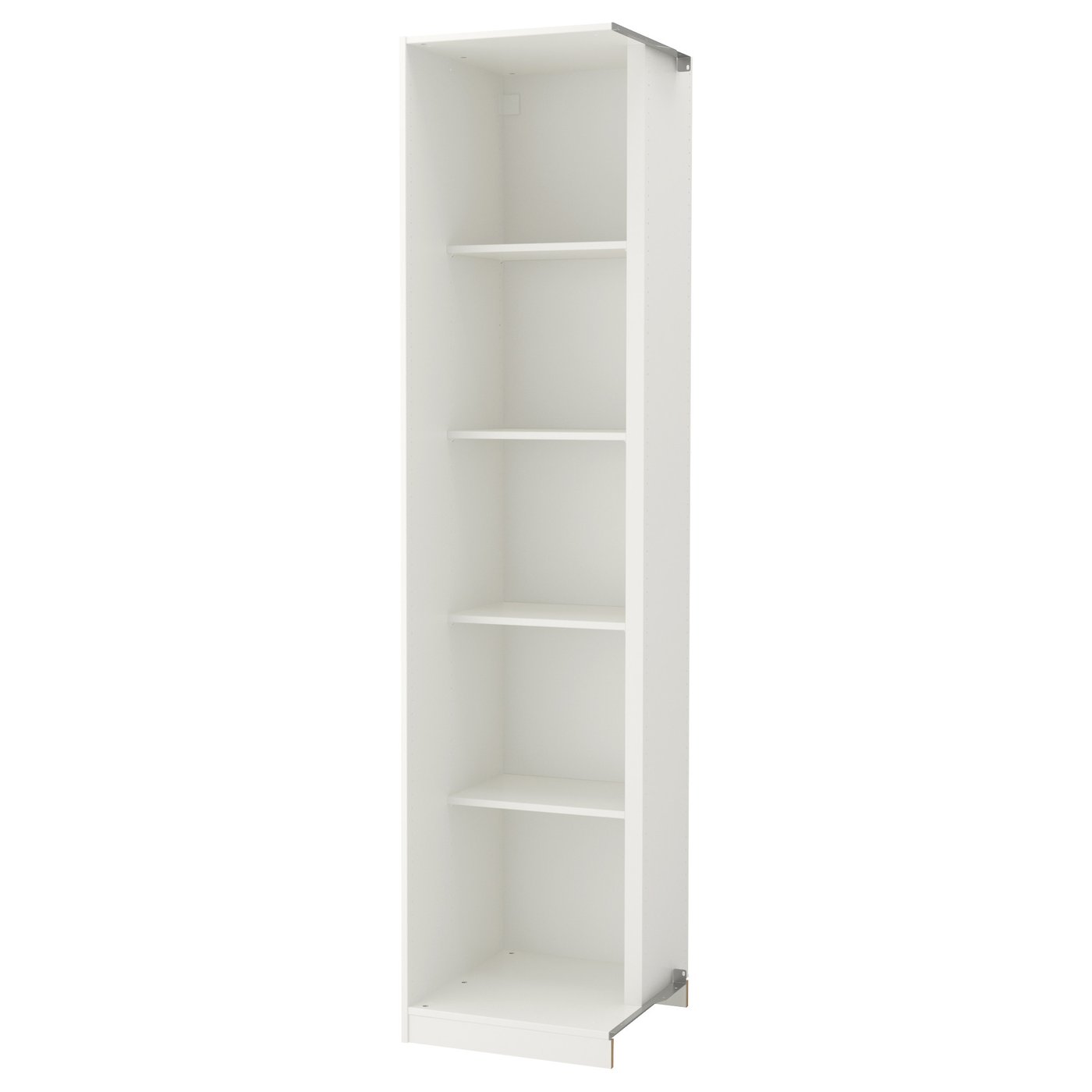 Pax Add-On Corner Unit With 4 Shelves - White 20 7/8x22 7/8x92 7/8 &quot;