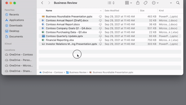 OneDrive Files On Demand macOS
