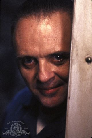 Anthony Hopkins as Hannibal Lecter, a serial killer in the 1991 film "The Silence of the Lambs." Credit: MGM