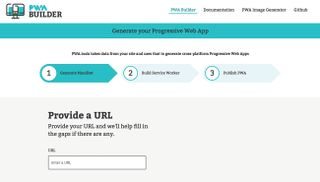 PWA Builder is a Microsoft online tool to create store-compatible PWA packages for Windows 10 and other operating systems