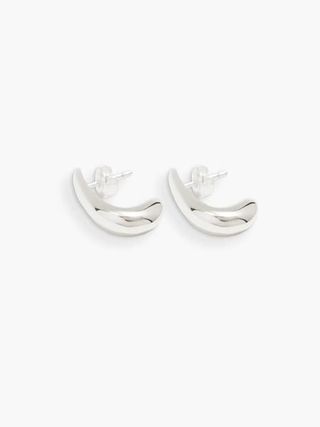 Dualism Sculptural Earrings - Silver