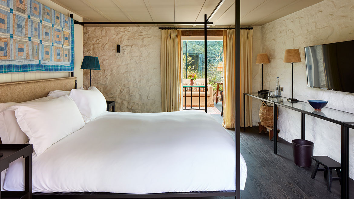 Interior of Cwtch room at The Grove of Narberth