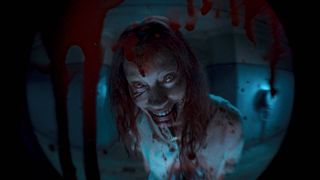 Alyssa Sutherland as deadite Ellie in Evil Dead Rise