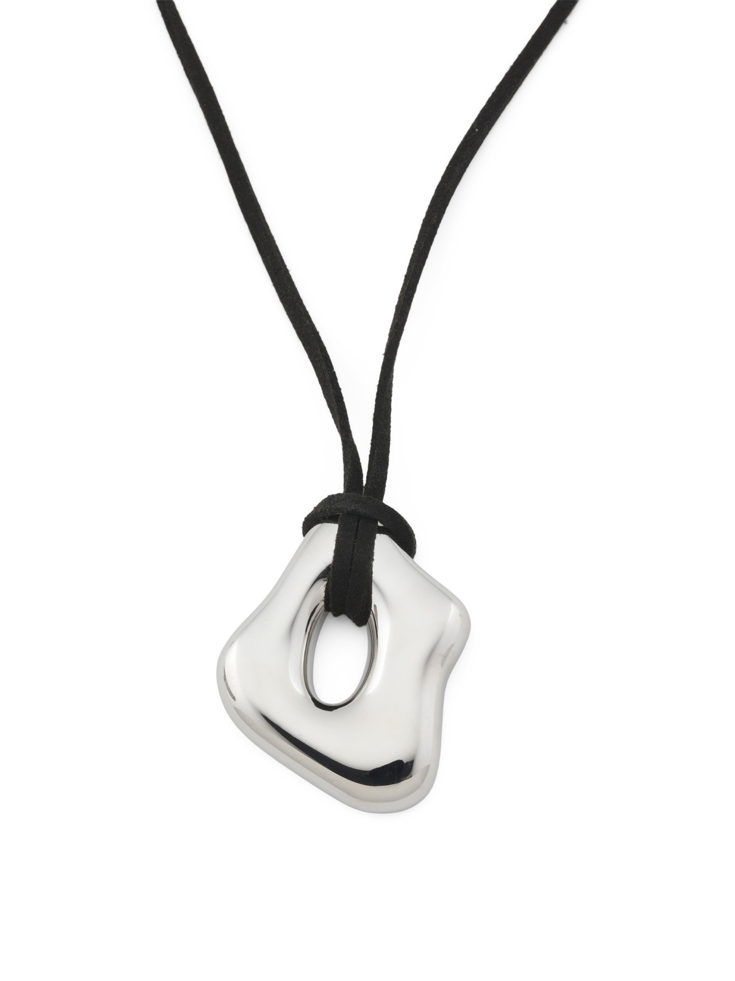 DANNIJO, Silver Geometric Pendant Necklace