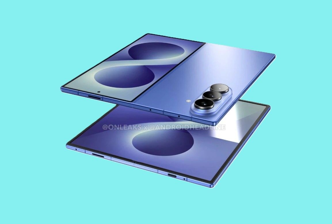 Samsung Galaxy Z Fold 8 leaked render
