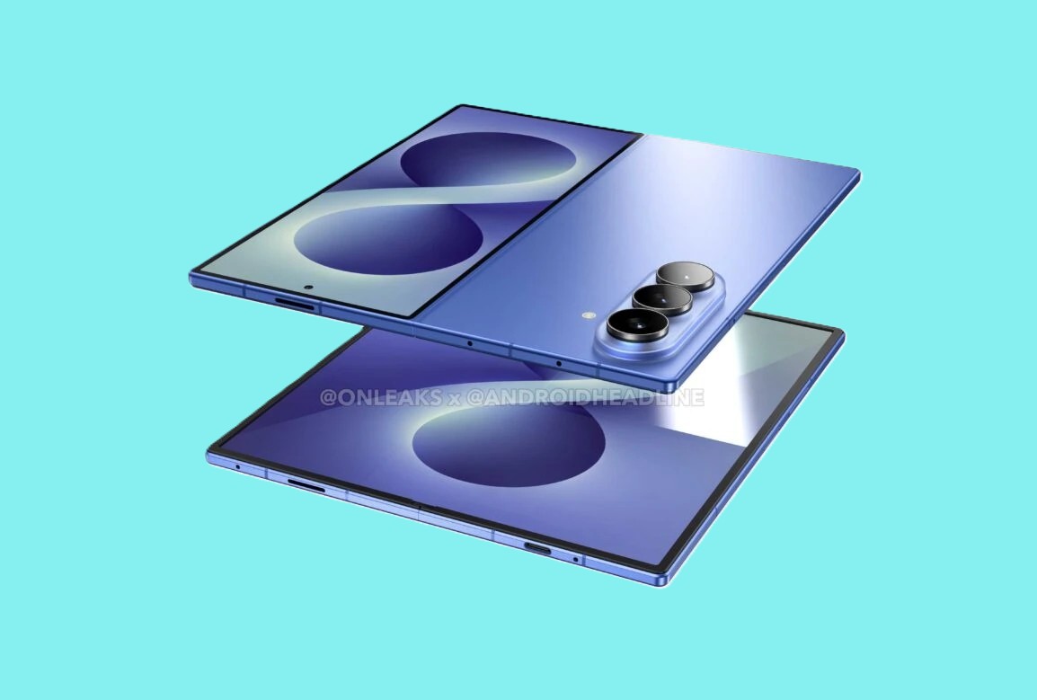 Samsung Galaxy Z Fold 8 leaked render