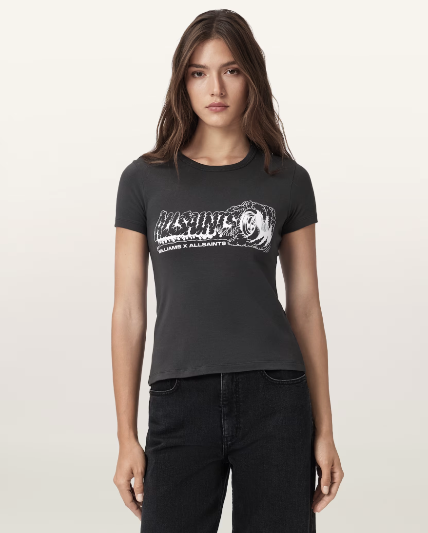 ALLSAINTS, Williams X AllSaints Burnout Stevie T-Shirt