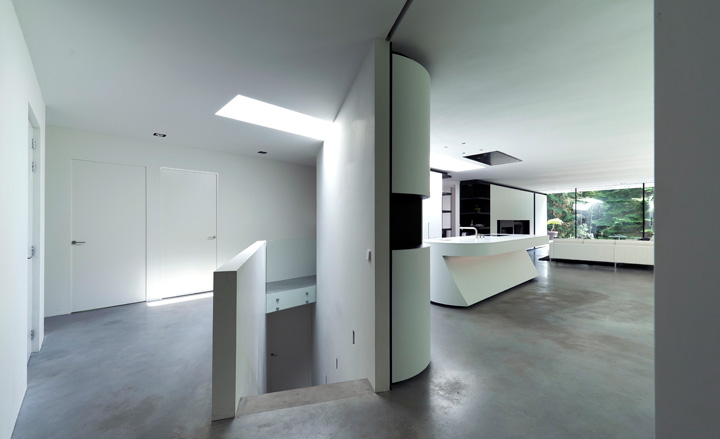 Interior view of Villa Veth