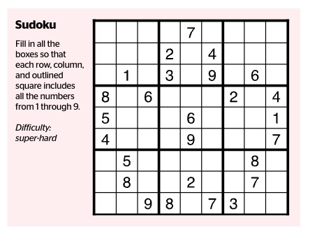 The Week&#039;s sudoku for Nov. 14, 2025