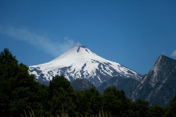 Volcan Villarrica as seen during the Trans Andes Challenge