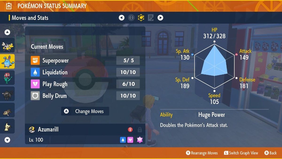 thumbnail image 2 of Pokemon Scarlet/Violet – IRON HANDS Lv.100 Max HP/ATK Adamant 6IV W/ Sitrus Berry – Nintendo Switch 2 of 5