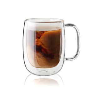 Glass double-walled mug from Wayfair