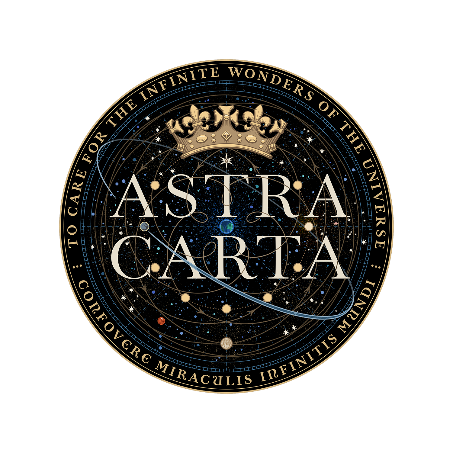 Astra Carta seal on white background