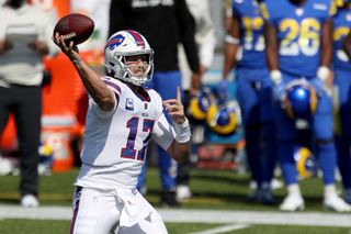 Quarterback Josh Allen of the Buffalo Bills vs. the Los Angeles Rams