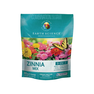 A pack of Zinnia seeds