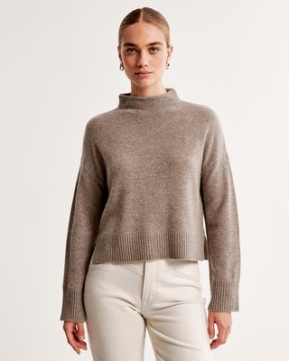 Cashmere Mockneck Sweater