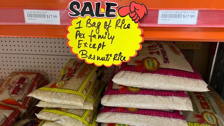 Rice purchase limits in Toronto, Canada