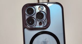 iPhone 14 Pro case on iPhone 13 Pro