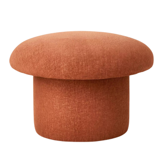 A rust orange mushroom stool