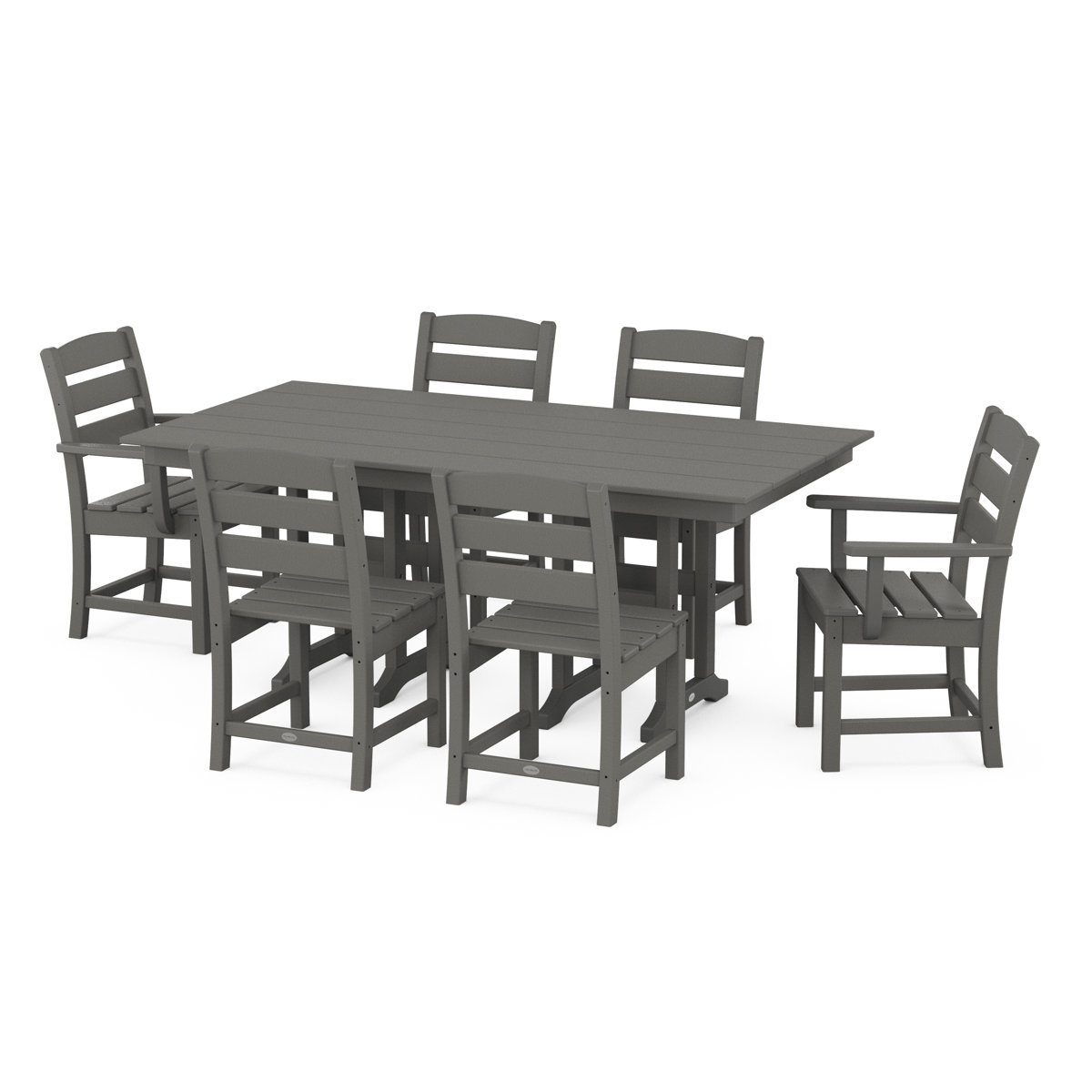 Polywood&amp;reg; Lakeside 7-Piece Farmhouse Dining Set &amp;amp; Reviews | Wayfair