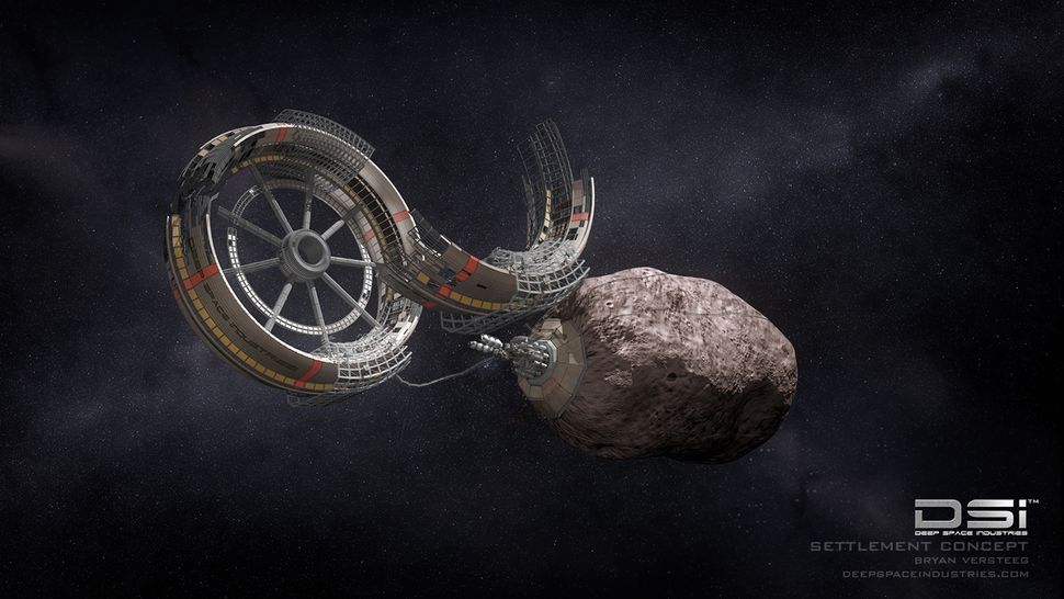 Deep Space Industries Asteroid Mining Vision Gallery Space