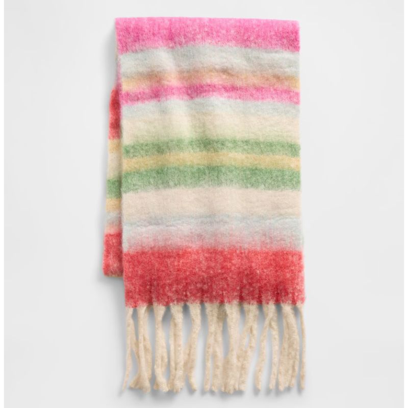 GAP , Multi Brushed Fringe Scarf with Wool