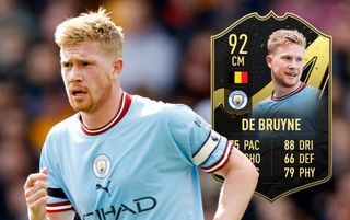 FIFA 23 tips for coins: 5 ways to get FUT coins on FIFA Ultimate Team 23: Kevin De Bruyne of Manchester City in action during the Premier League match between Wolverhampton Wanderers and Manchester City at Molineux on September 17, 2022 in Wolverhampton, England.