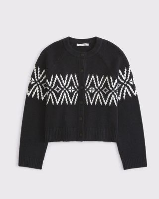 Abercrombie & Fitch, Fairisle Crew Cardigan