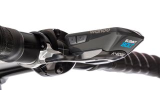 The mount integrates seamlessly with the Wahoo Elemnt Bolt