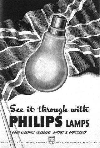 Philips 1941 lamp ad