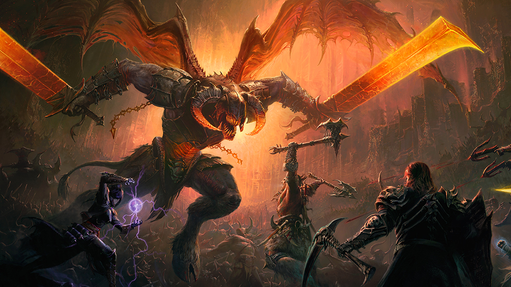 A demon in Diablo Immortal attacks a party