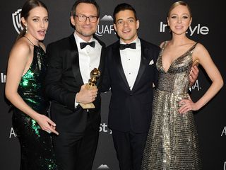 Christian Slater, Rami Malek And Mr. Robot Cast At The Golden Globes After Party