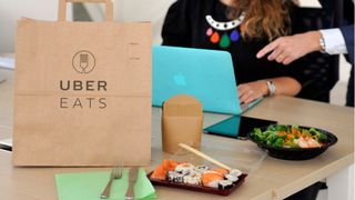 Uber Eats delivery for home worker