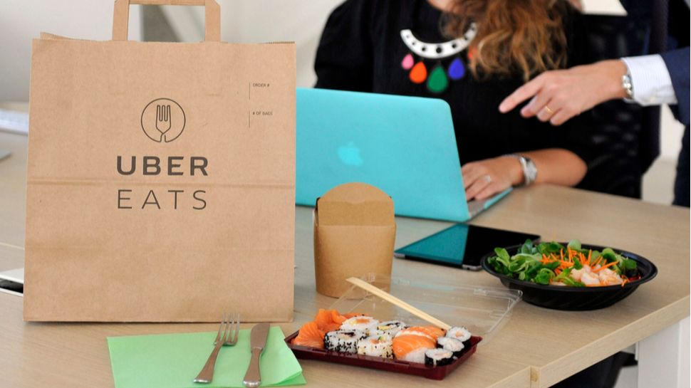 Uber Eats delivery for home worker