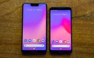 The Pixel 3 XL (left) and Pixel 3 could soon see budget versions named the Pixel 3a and Pixel 3a XL. (Credit: Tom's Guide)