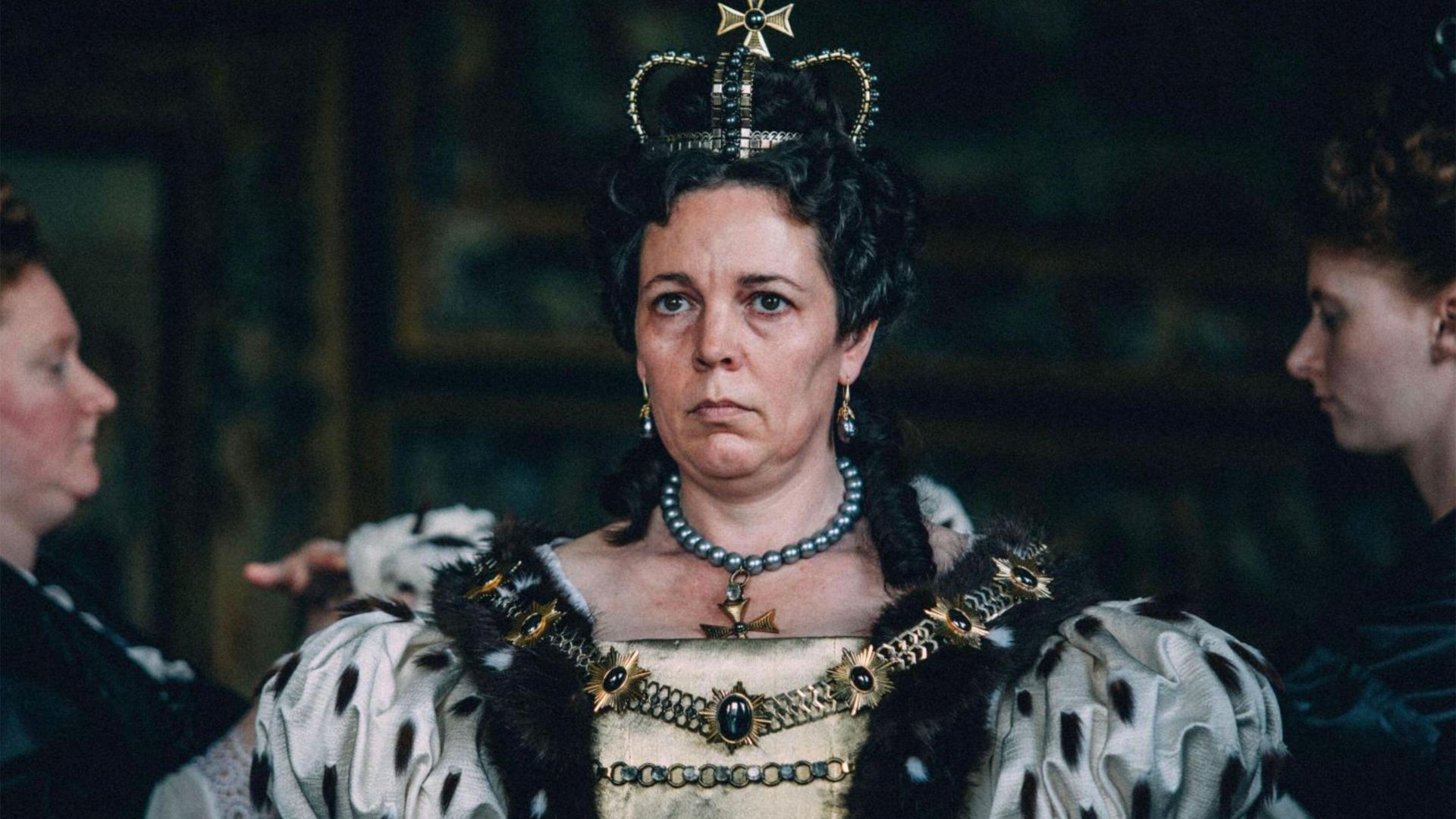 Olivia Colman in The Favourite