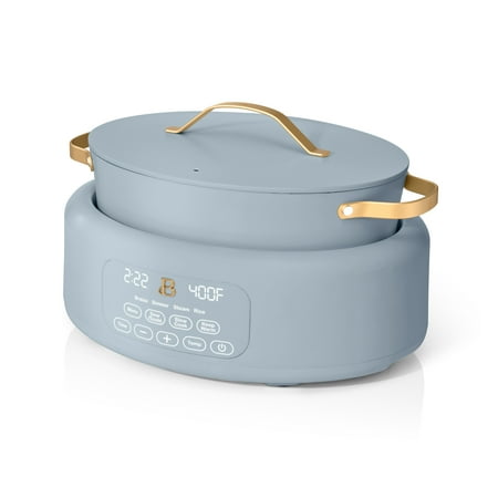 Beautiful 10 in 1, 6 Qt Electric Multi-Cooker, Cornflower Blue by Drew Barrymore