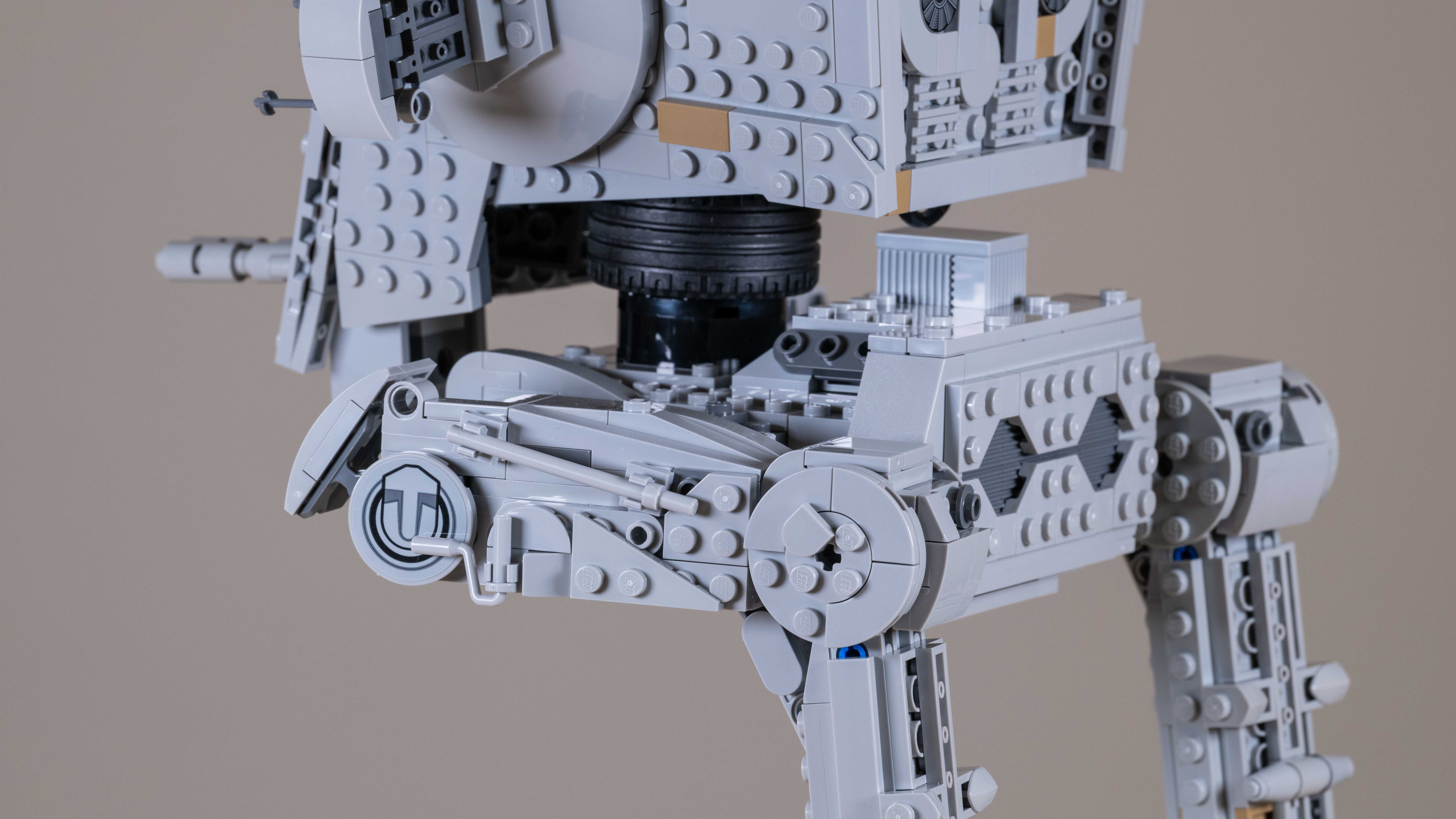 Lego Star Wars AT-ST Walker (75417) on a neutral background
