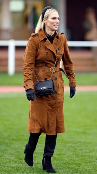 Zara Tindall at Cheltenham Racecourse on December 13, 2024