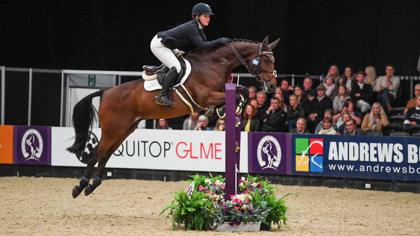Daniella Johnston and Elton John II win the Talent Seekers at HOYS