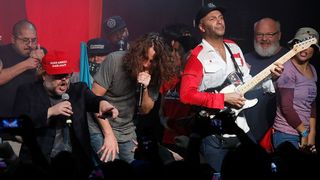 Chris Cornell and Tom Morello at the Anti-Inaugural Ball in January this year