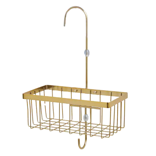 Gold Hanging Shower Caddy